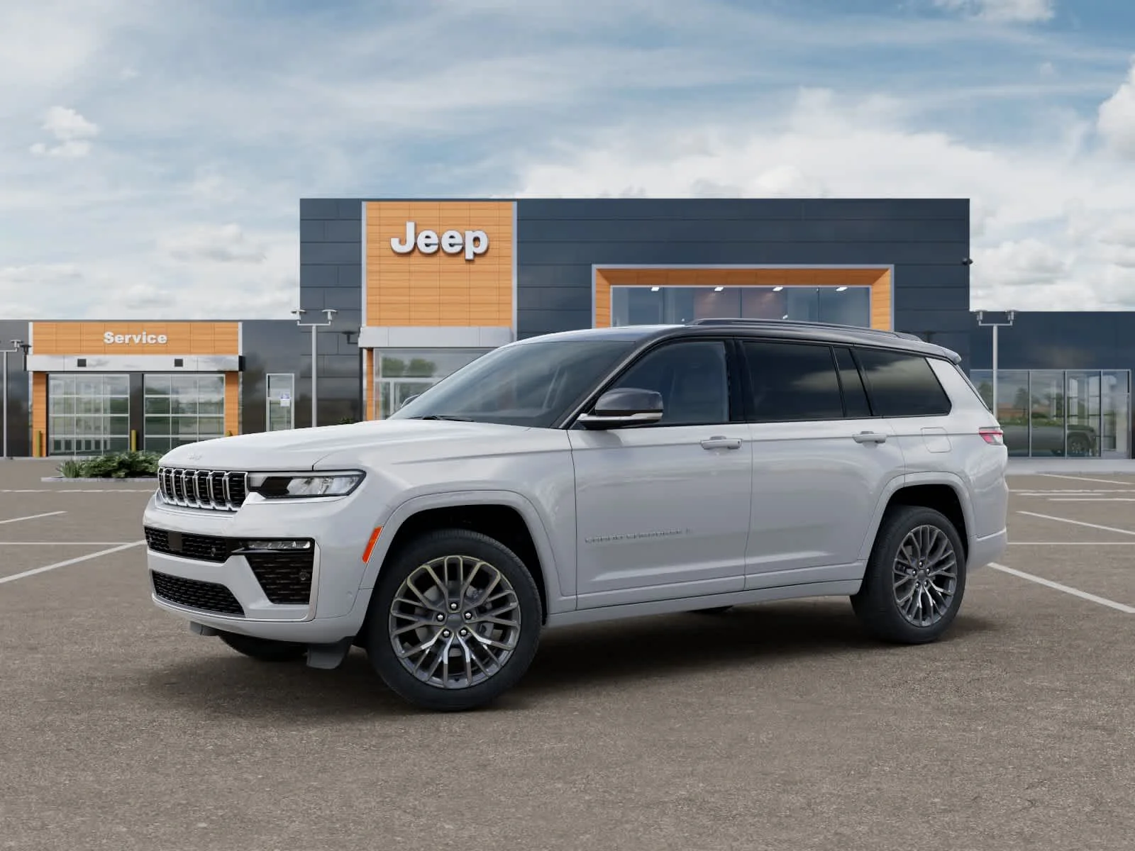 New 2026 Bright White Clearcoat Jeep Summit image 2