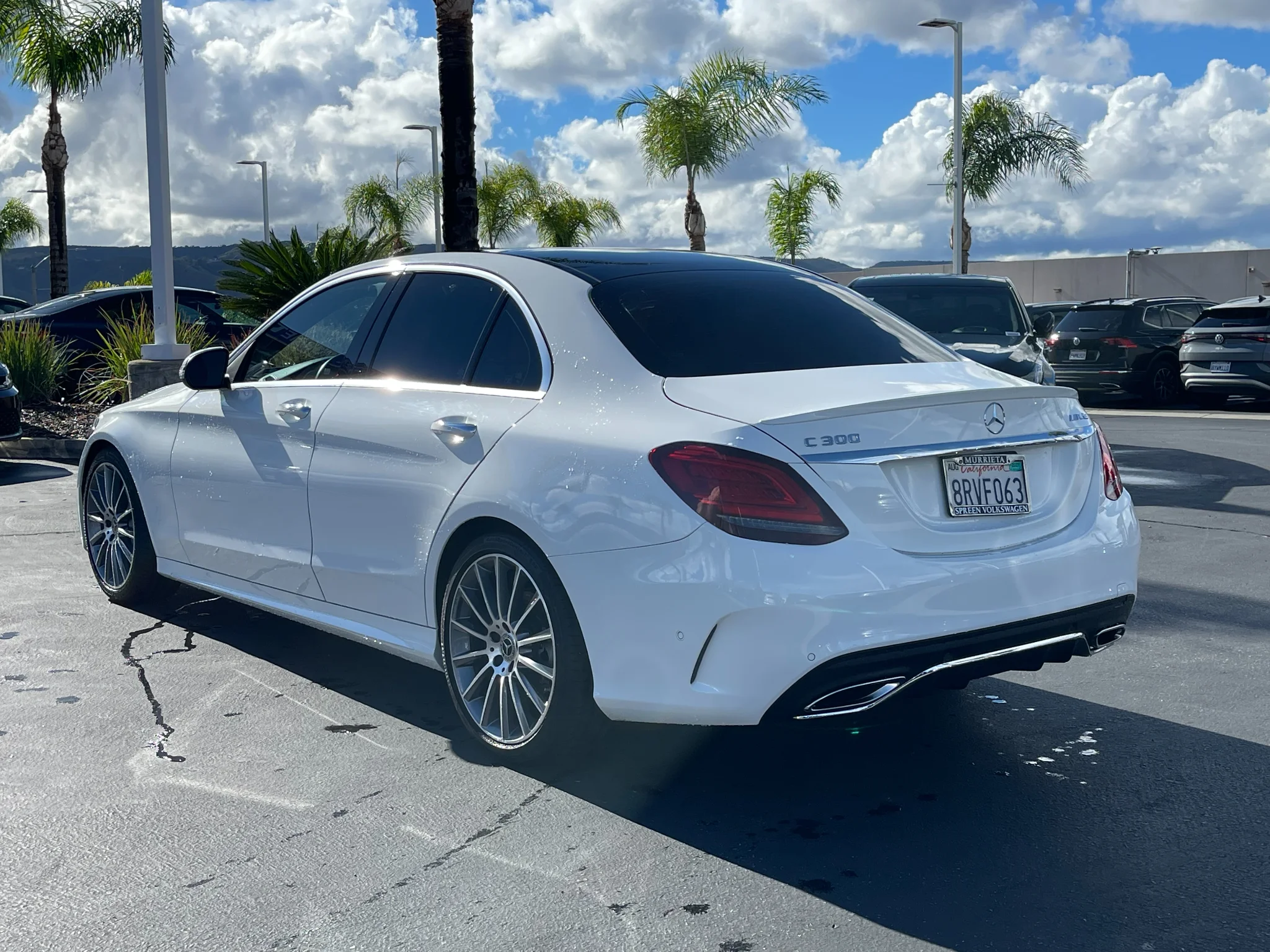 Used 2020 POLAR WHITE Mercedes-Benz C300 image 5