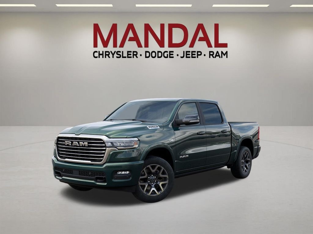 New 2026 Serrano-Green Metallic Exterior Paint RAM Laramie image 1
