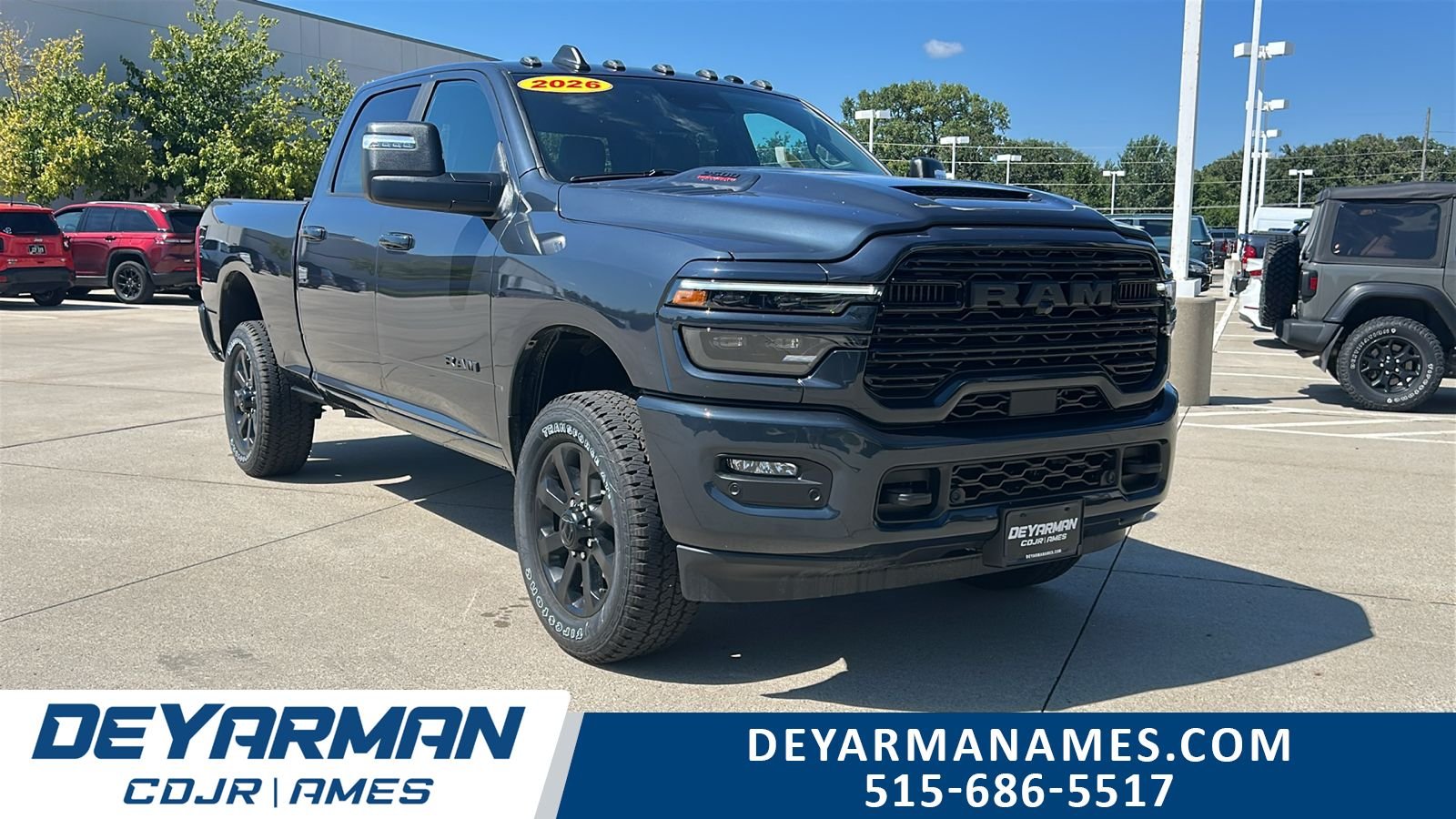New 2026 Forged Blue Metallic Exterior Paint RAM Laramie image 1