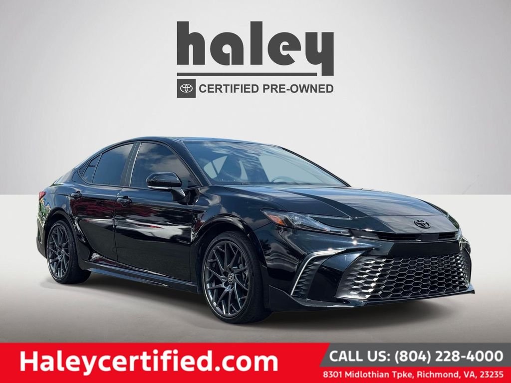 Used 2025 Black Toyota SE image 1