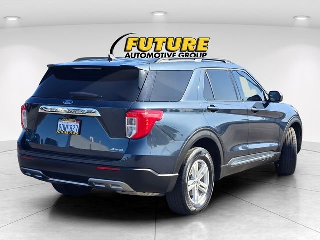 Used 2022 Blue Ford XLT image 4