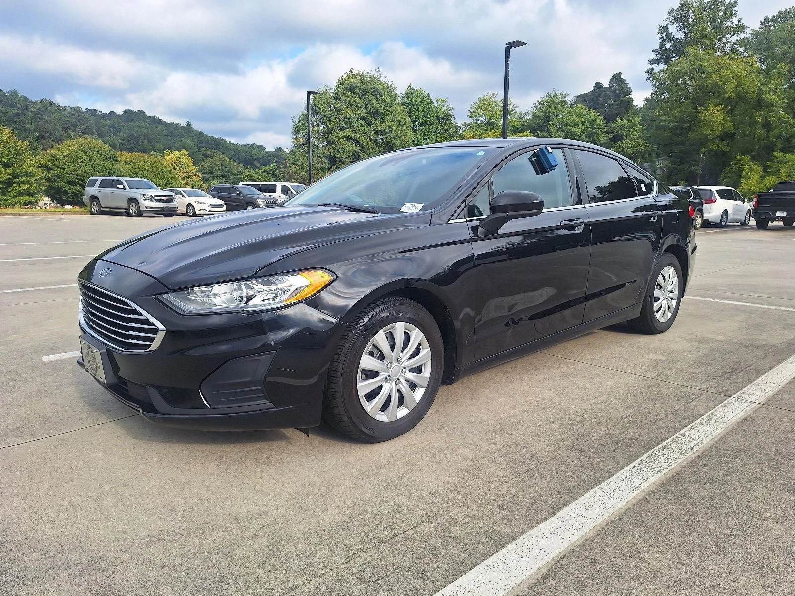 Used 2019 Ford Fusion S with VIN 3FA6P0G71KR273935 for sale in Clayton, GA