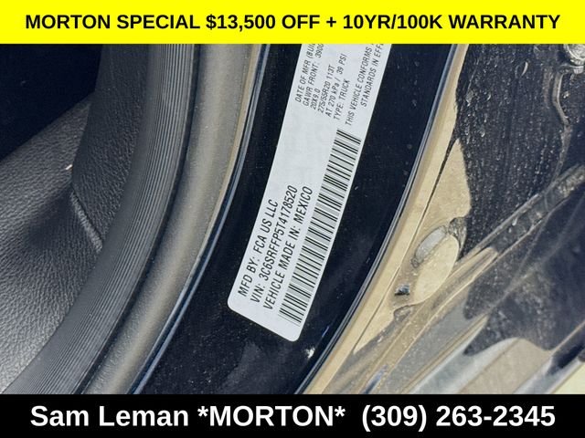 New 2026 Diamond Black Crystal Pearl-Coat Exterior Paint Ram Big Horn/Lone Star image 30