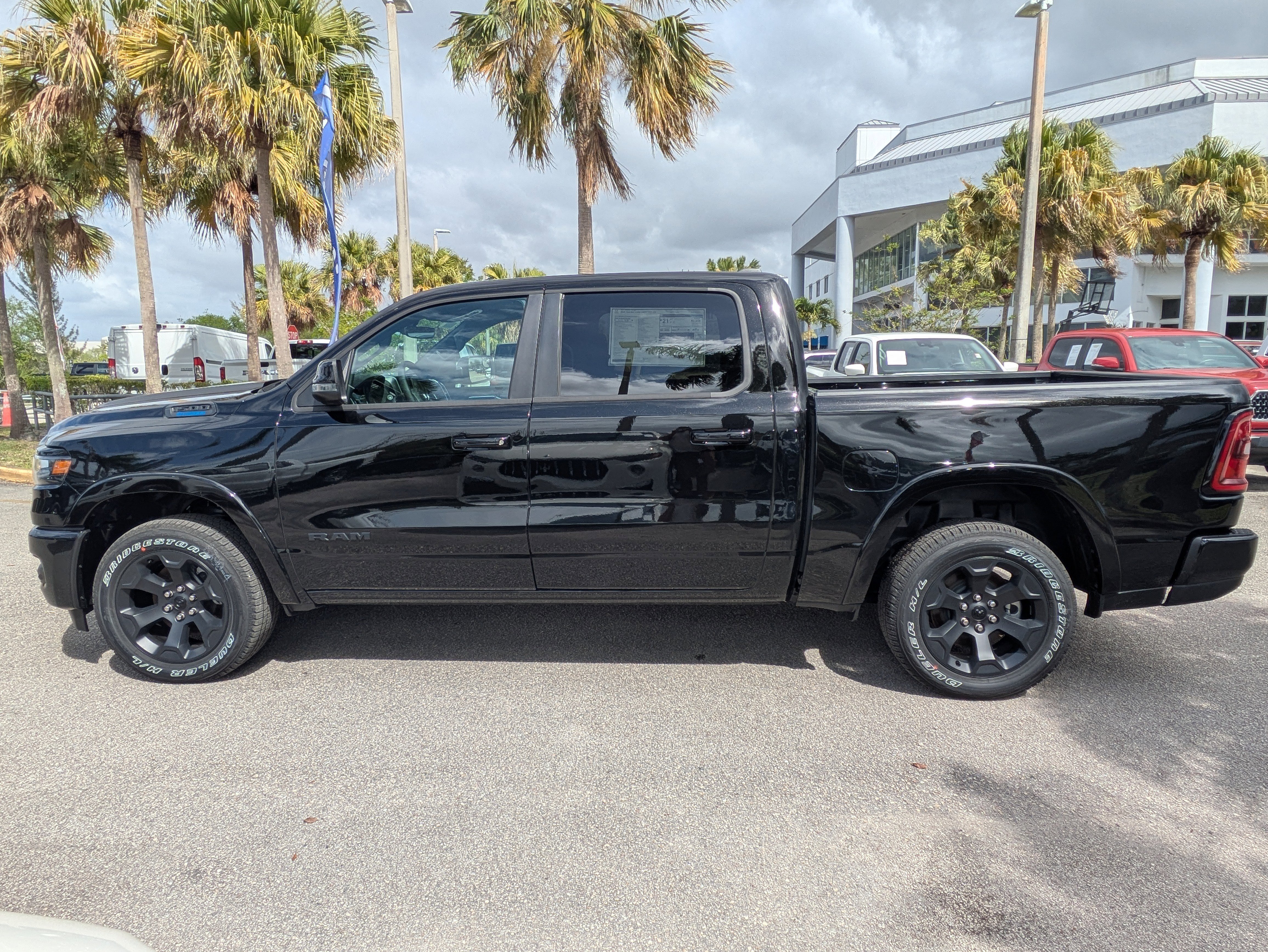 New 2025 Diamond Black Crystal Pearlcoat RAM Big Horn image 7