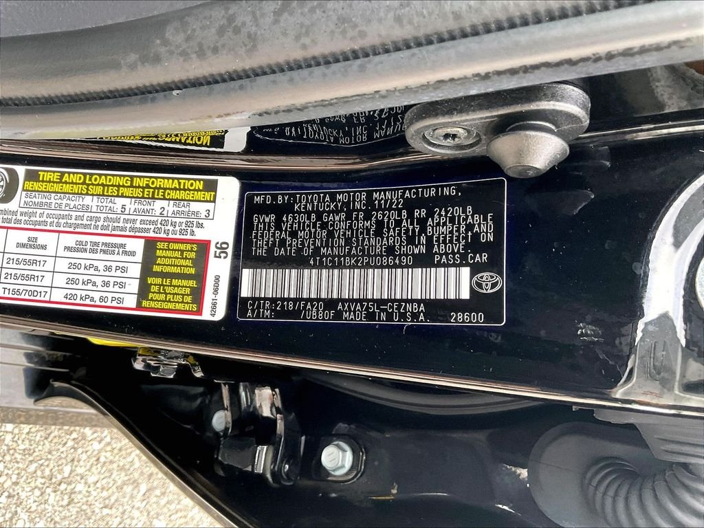 Used 2023 Black Toyota LE image 35