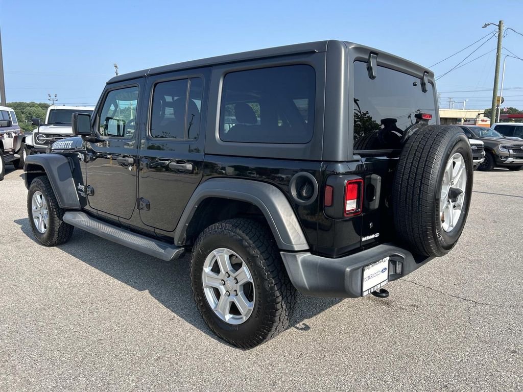 Used 2020 Black Clearcoat Jeep Unlimited Sport S image 6