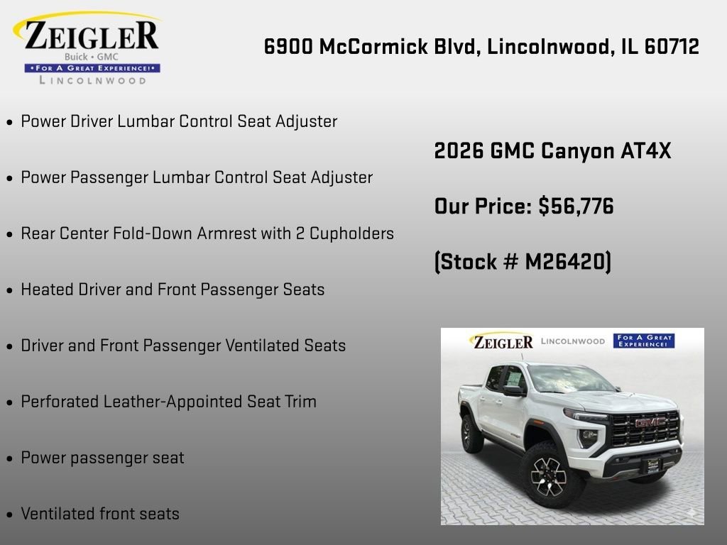 New 2026 Summit White GMC AT4X image 36
