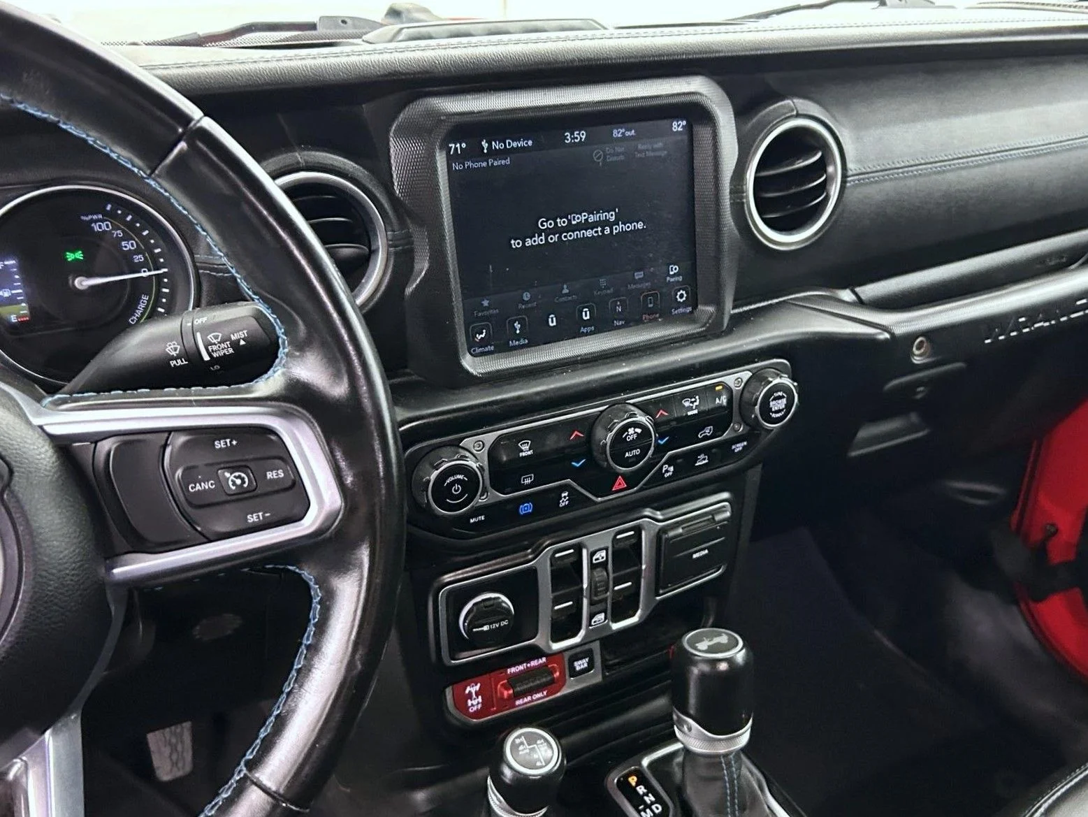 Used 2021 Red Jeep Unlimited Rubicon 4xe image 12