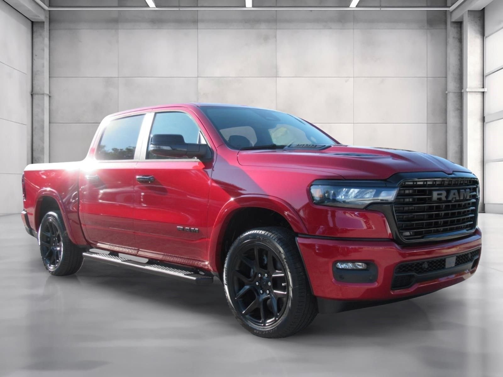 New 2026 Molten Red Pearl-Coat Exterior Paint RAM Laramie image 1