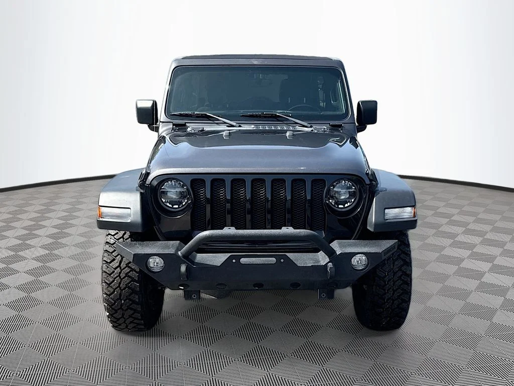 Used 2021 Gray Jeep Unlimited Willys image 2