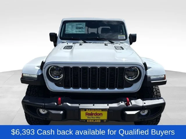 New 2026 Bright White Clear-Coat Exterior Paint Jeep Rubicon X image 2