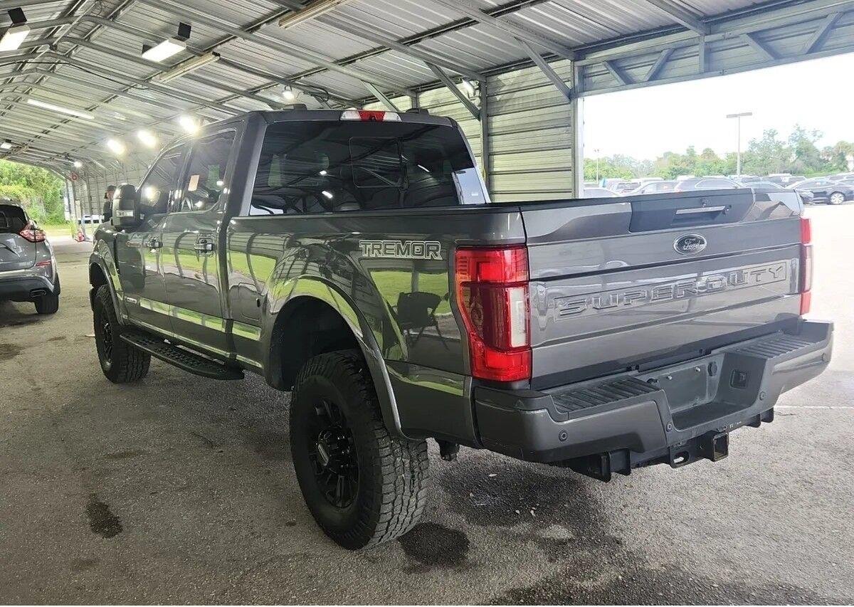 Used 2021 Carbonized Gray Ford LARIAT image 3