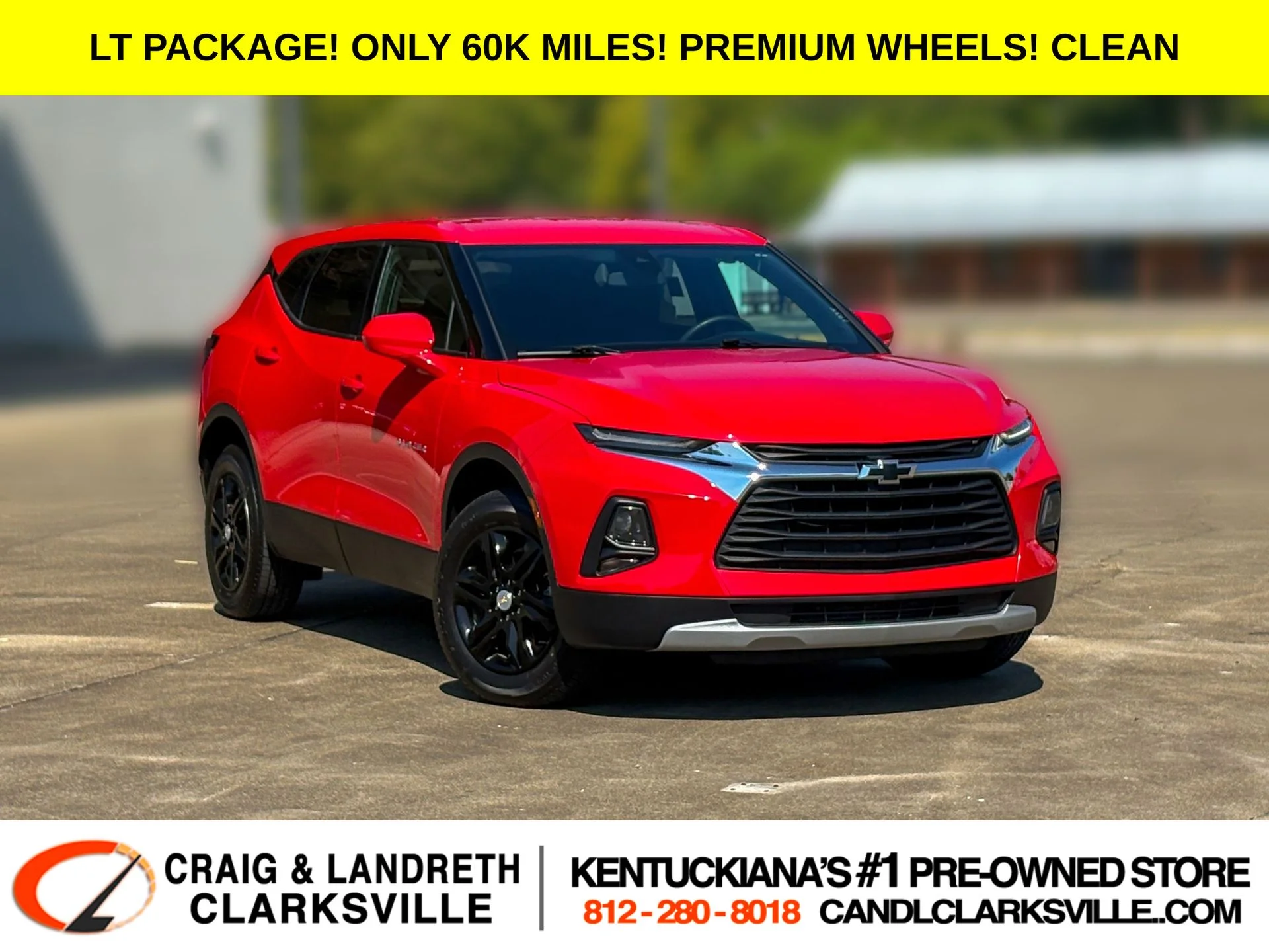 Used 2021 Red Chevrolet LT image 1