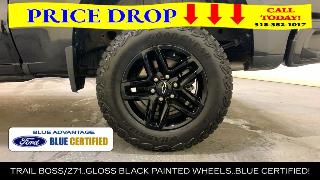 Certified Used 2024 Black Chevrolet Custom Trail Boss image 23
