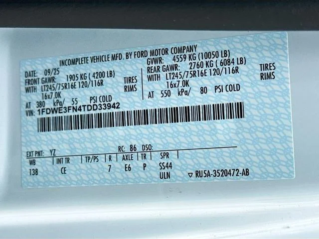 New 2026 Oxford White Ford E-350 SRW image 56