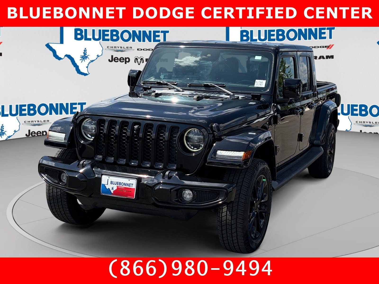 Used 2022 Black Clearcoat Jeep High Altitude image 1