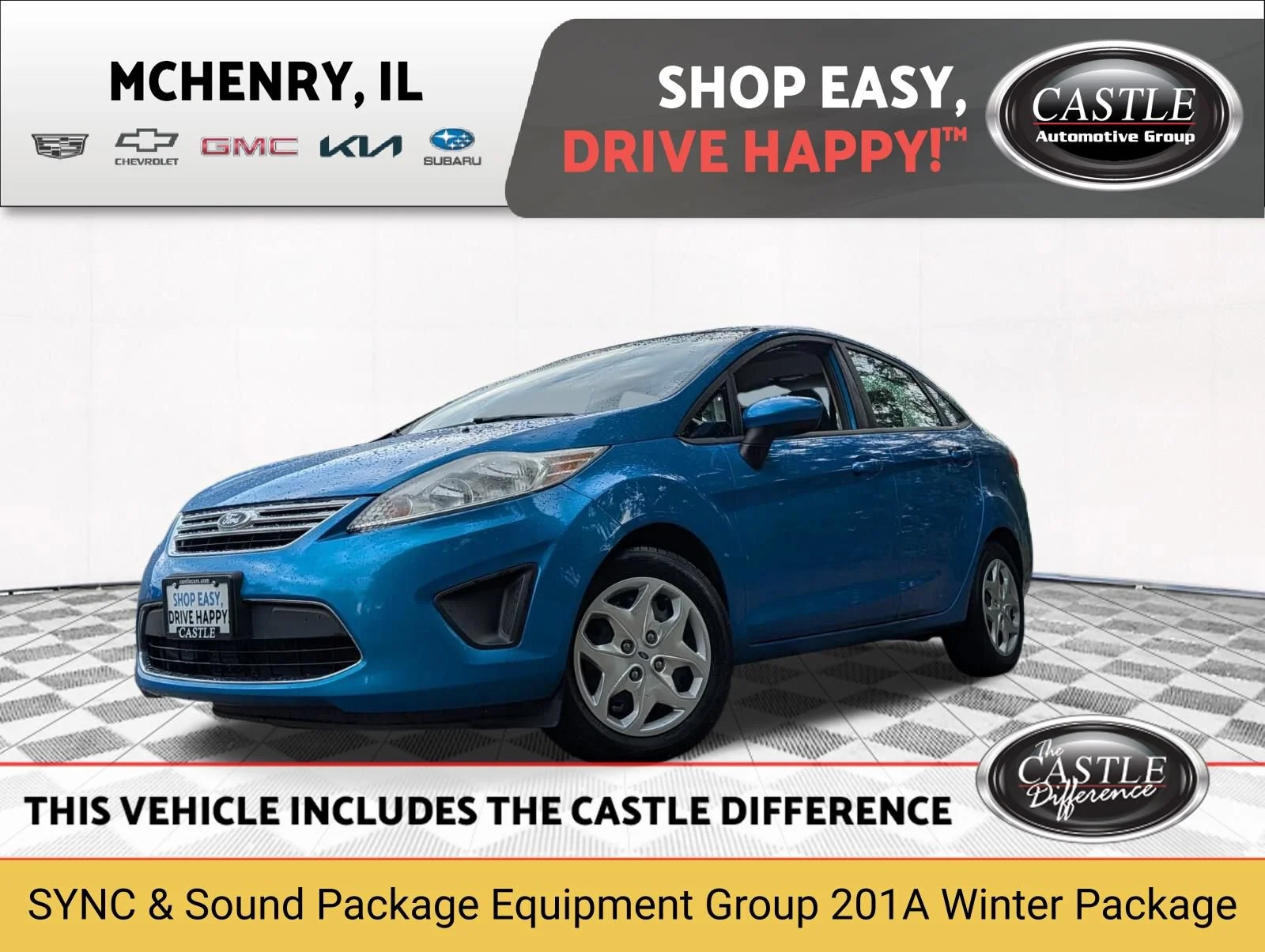 Used 2012 Blue Ford SE image 1