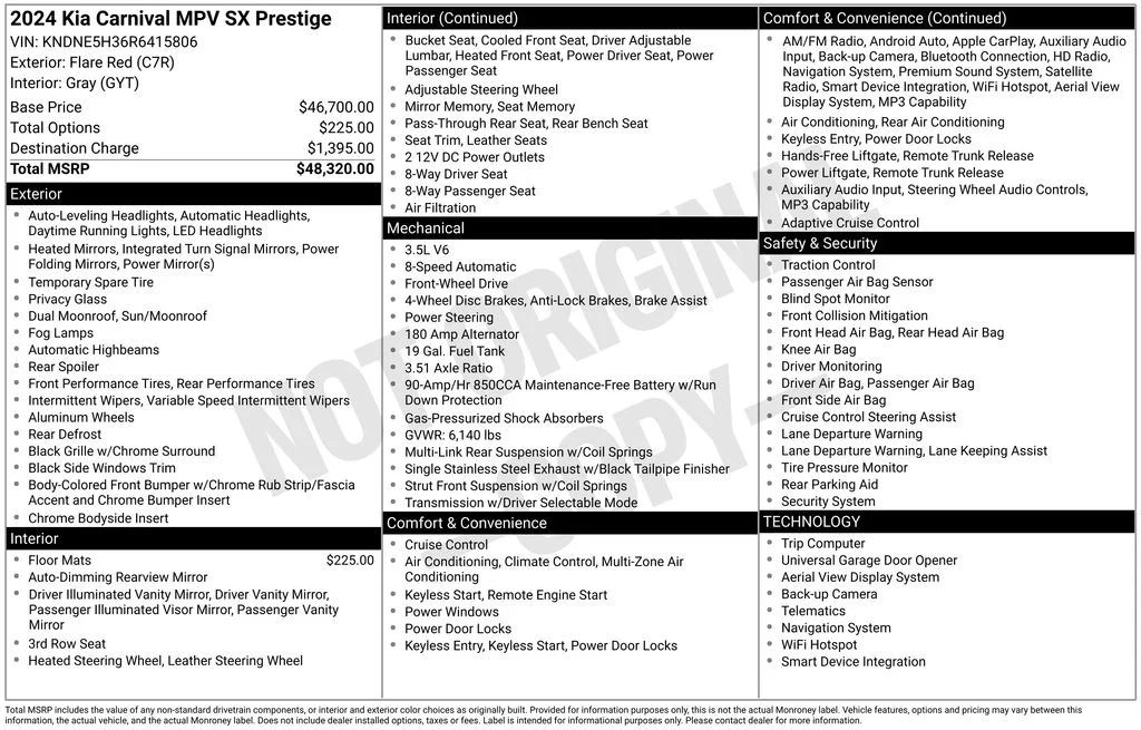 Used 2024 Red Kia SX Prestige image 44