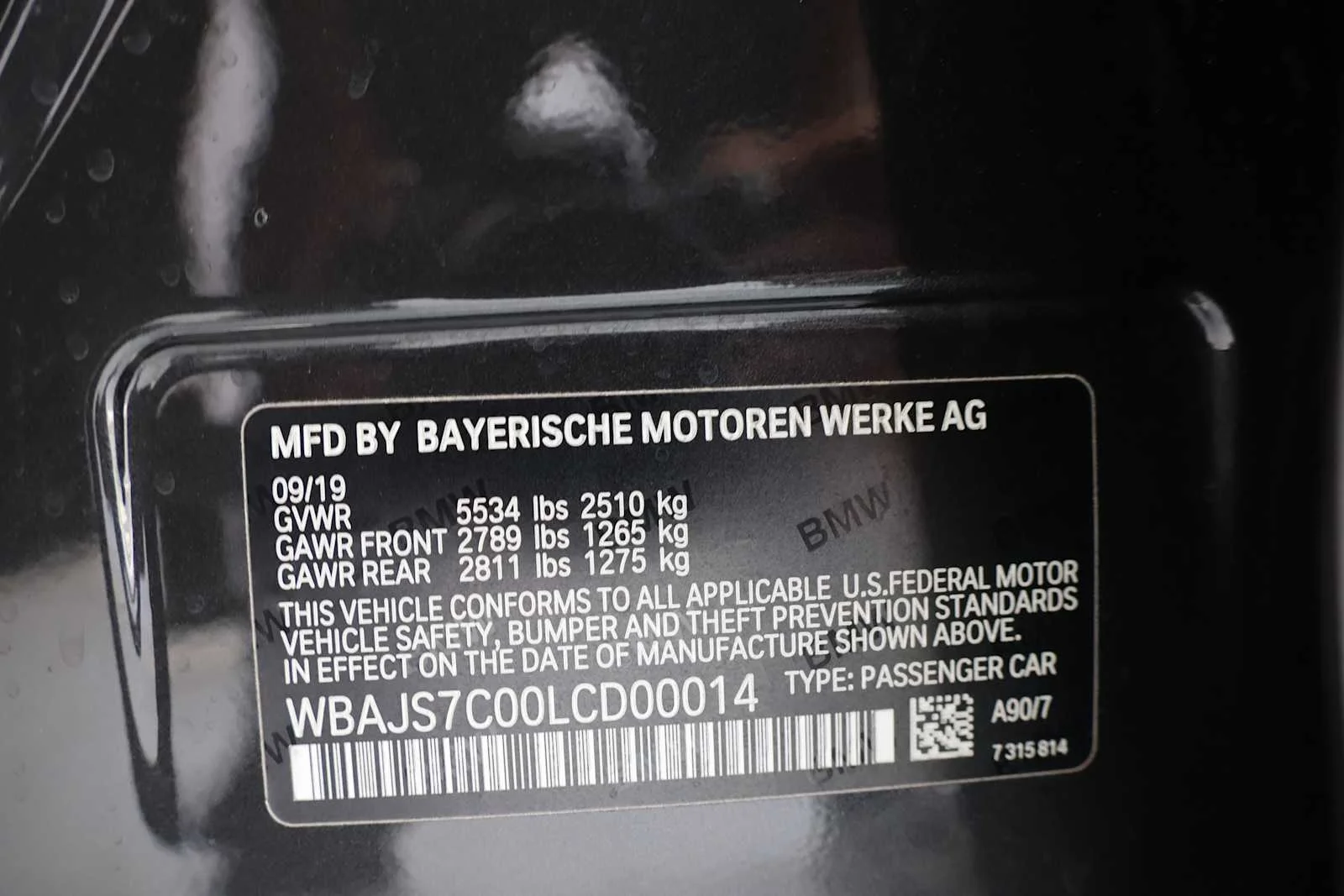 Used 2020 Dark Graphite Metallic BMW M550i xDrive image 30