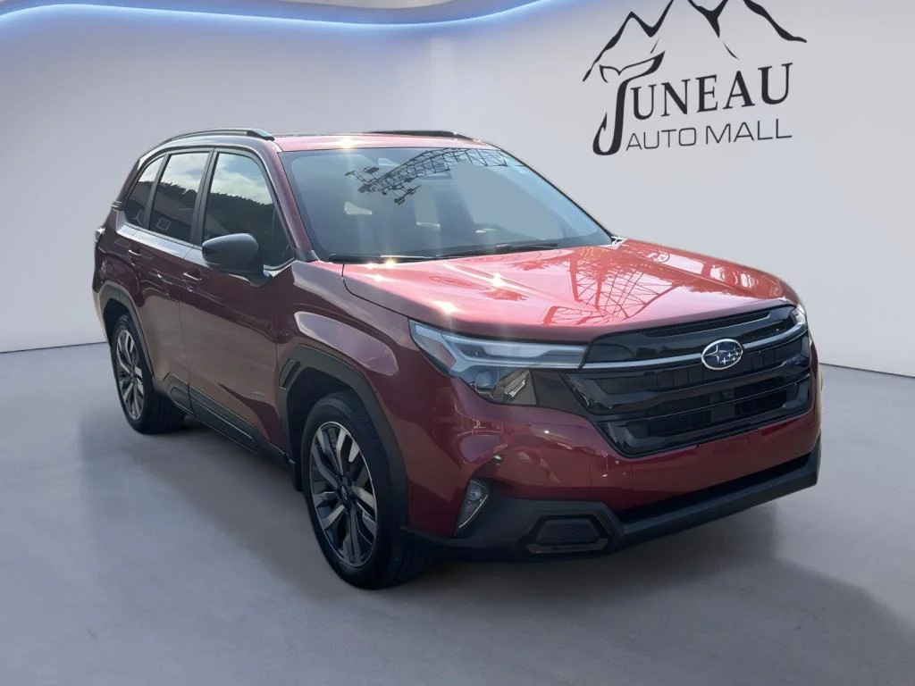 Used 2025 Crimson Red Pearl Subaru Touring image 1
