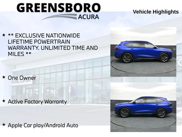 Used 2023 Apex Blue Pearl Acura A-Spec image 5