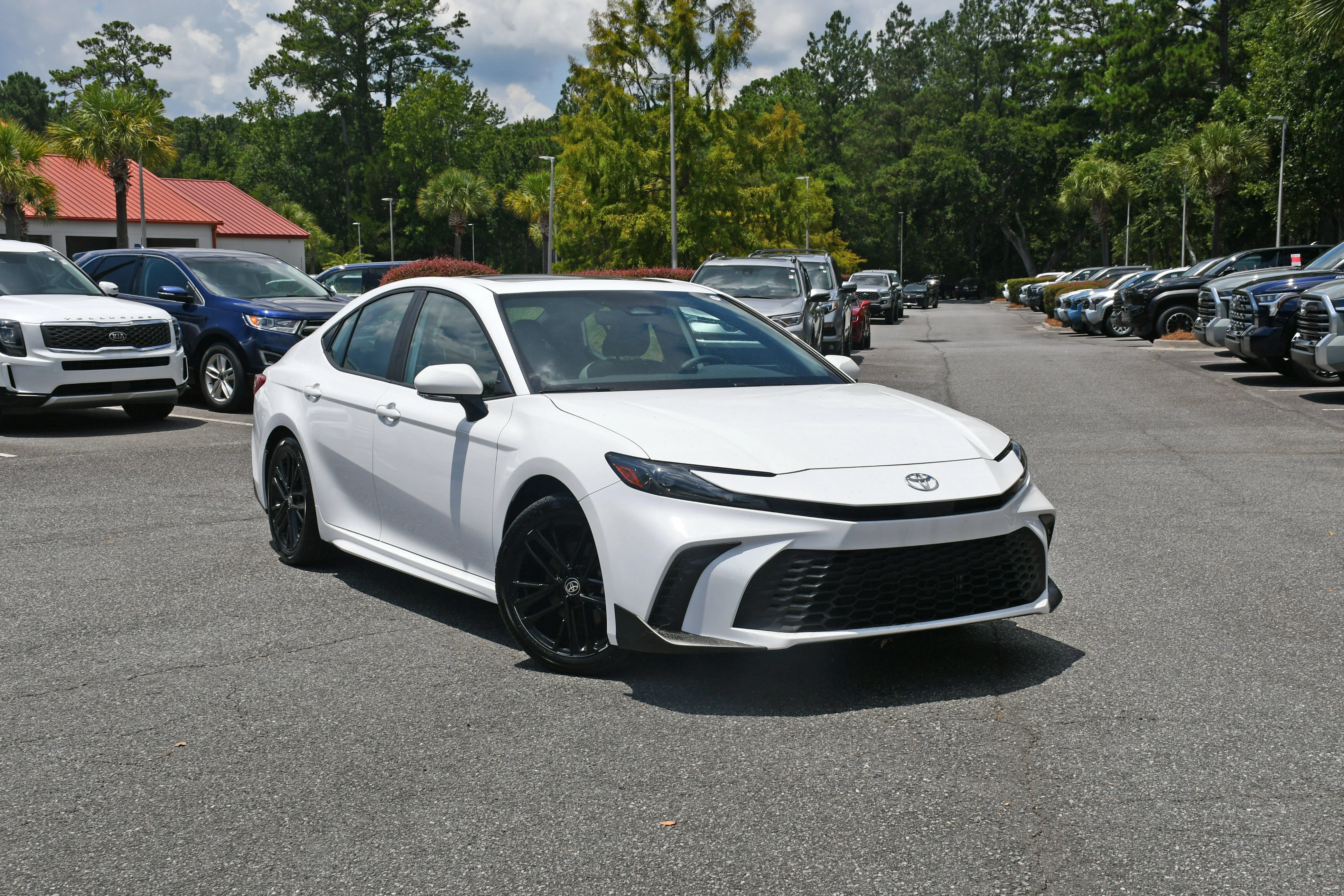 Certified Used 2025 White Toyota SE image 6