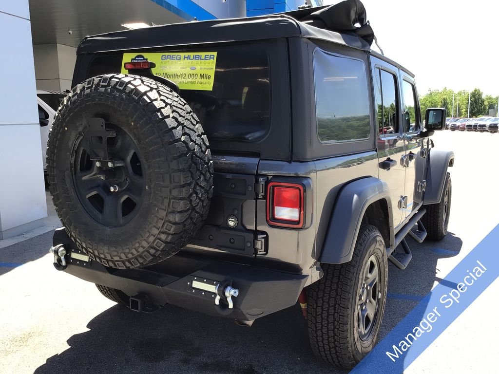 Used 2019 Gray Jeep Unlimited Sport image 8