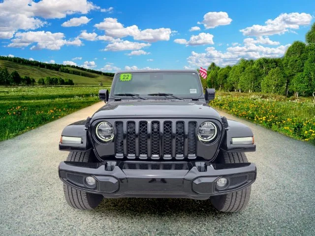 Certified Used 2022 Black Jeep Unlimited Sahara High Altitude image 8
