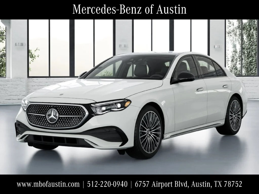 New 2027 White Mercedes-Benz E 350 image 1
