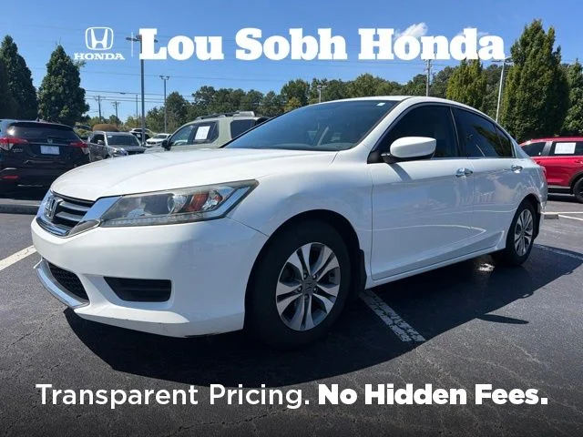 Used 2015 White Orchid Pearl Honda LX image 1