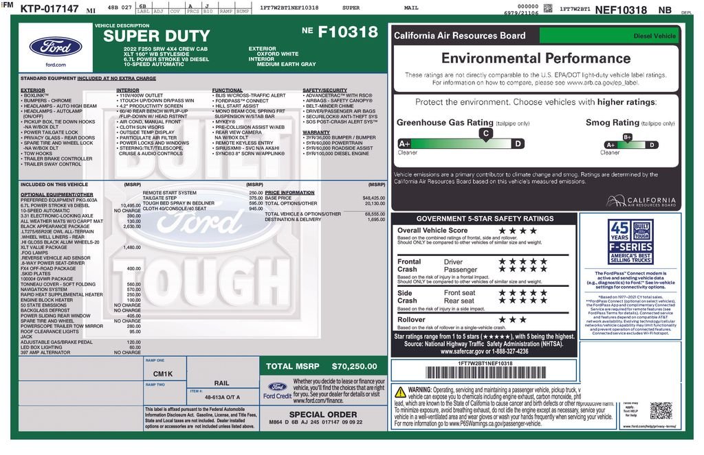 Used 2022 White Ford XLT image 9
