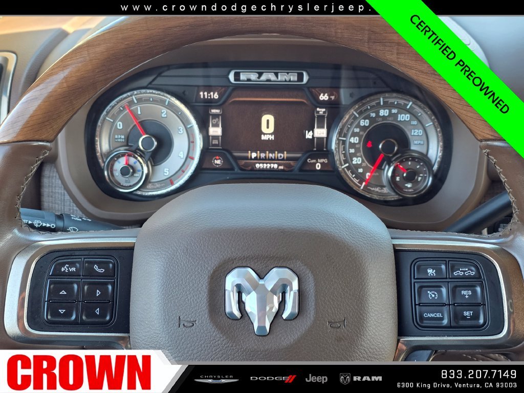 Certified Used 2021 White Ram Limited Longhorn image 30