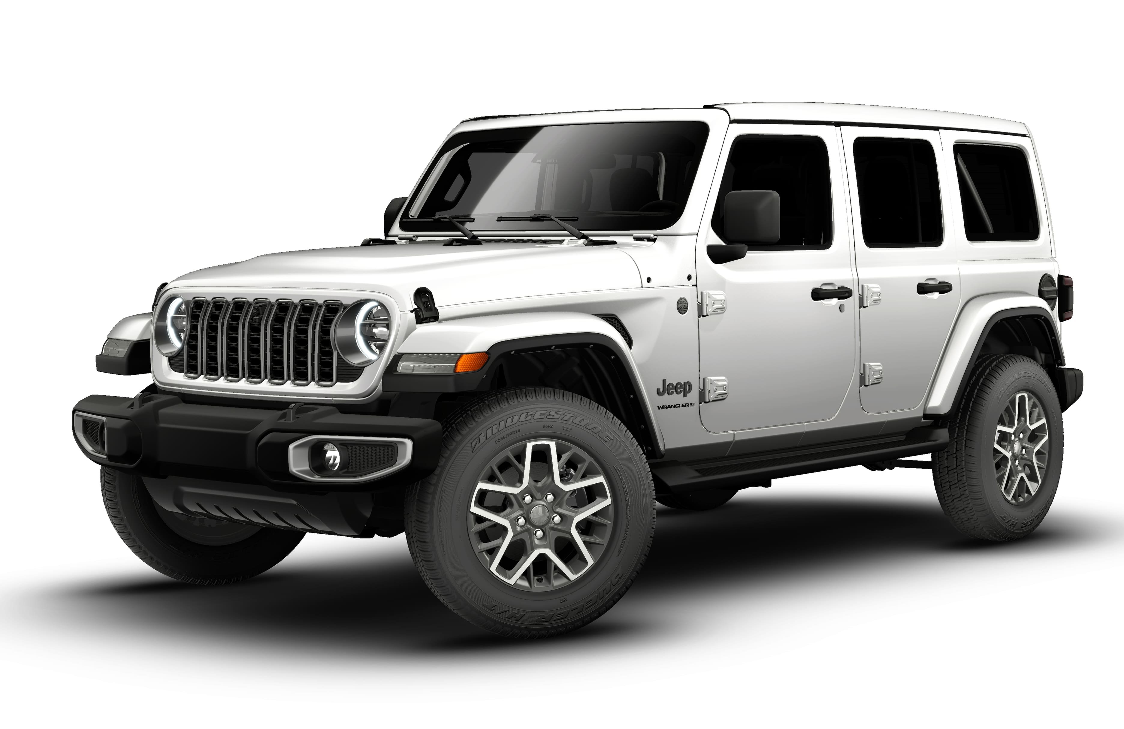 New 2026 Bright White Clear-Coat Exterior Paint Jeep Sahara image 27