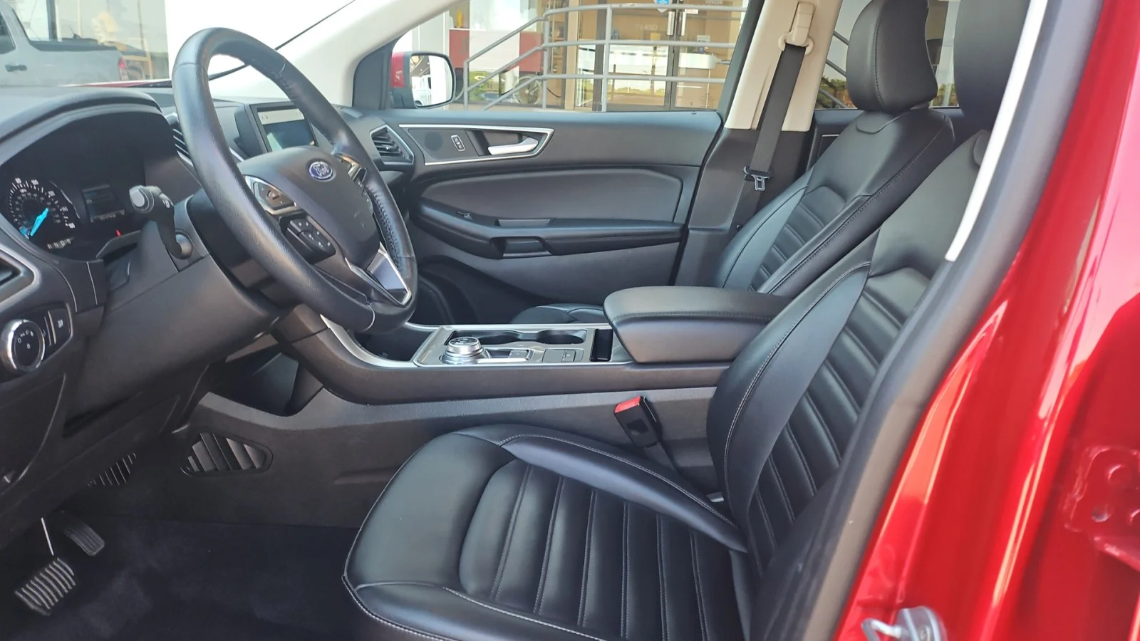 Used 2024 Red Ford 2024 FORD EDGE SEL 4DR SUV 112.2 WB AWD image 10