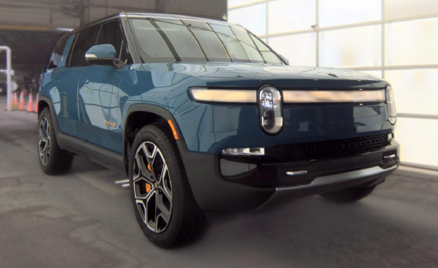 Used 2023 Blue Rivian Adventure Quad Motor Large Pack image 1