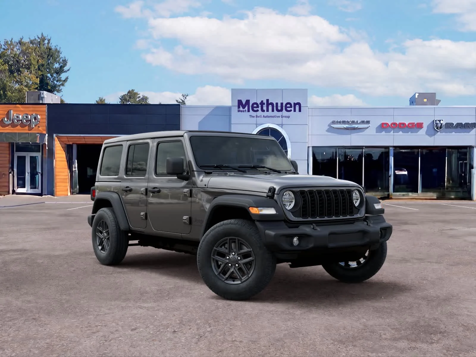 New 2026 Granite Crystal Metallic Clear-Coat Exterior Paint Jeep Sport S image 5