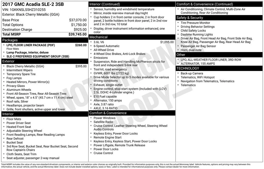 Used 2017 Red GMC SLE-2 image 29