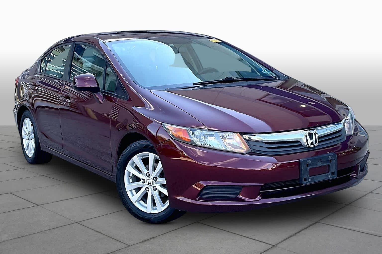 Used 2012 Honda Civic EX-L with VIN 2HGFB2F91CH567003 for sale in Maple Shade, NJ