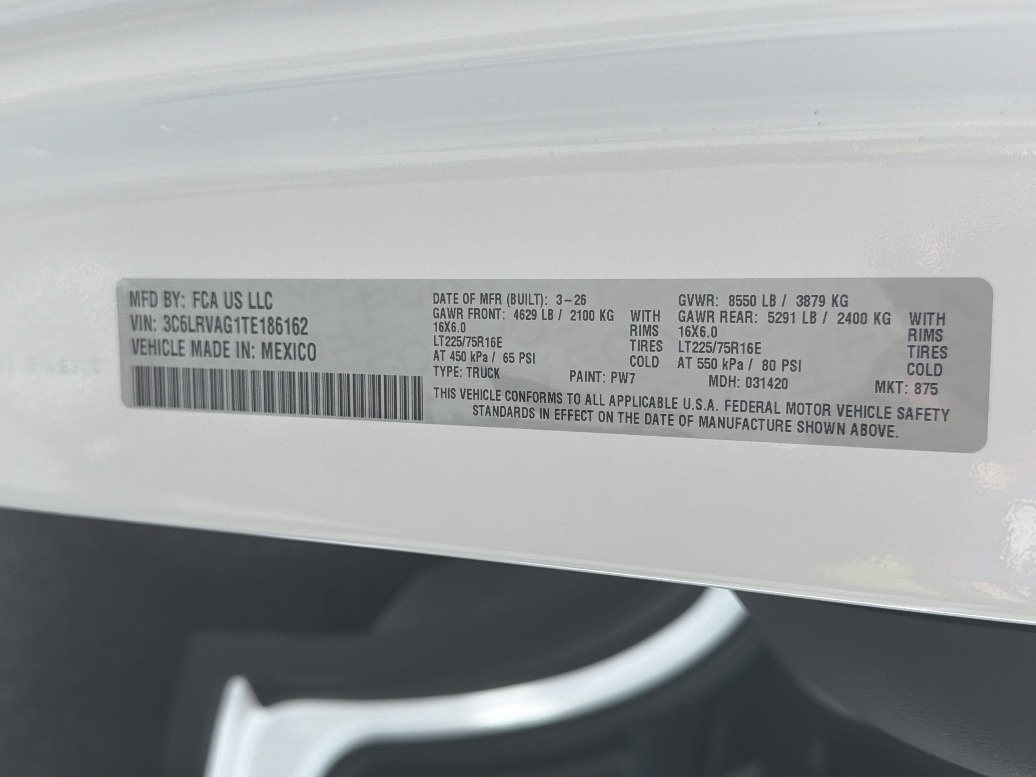 New 2026 Bright White Clearcoat Ram Tradesman image 32