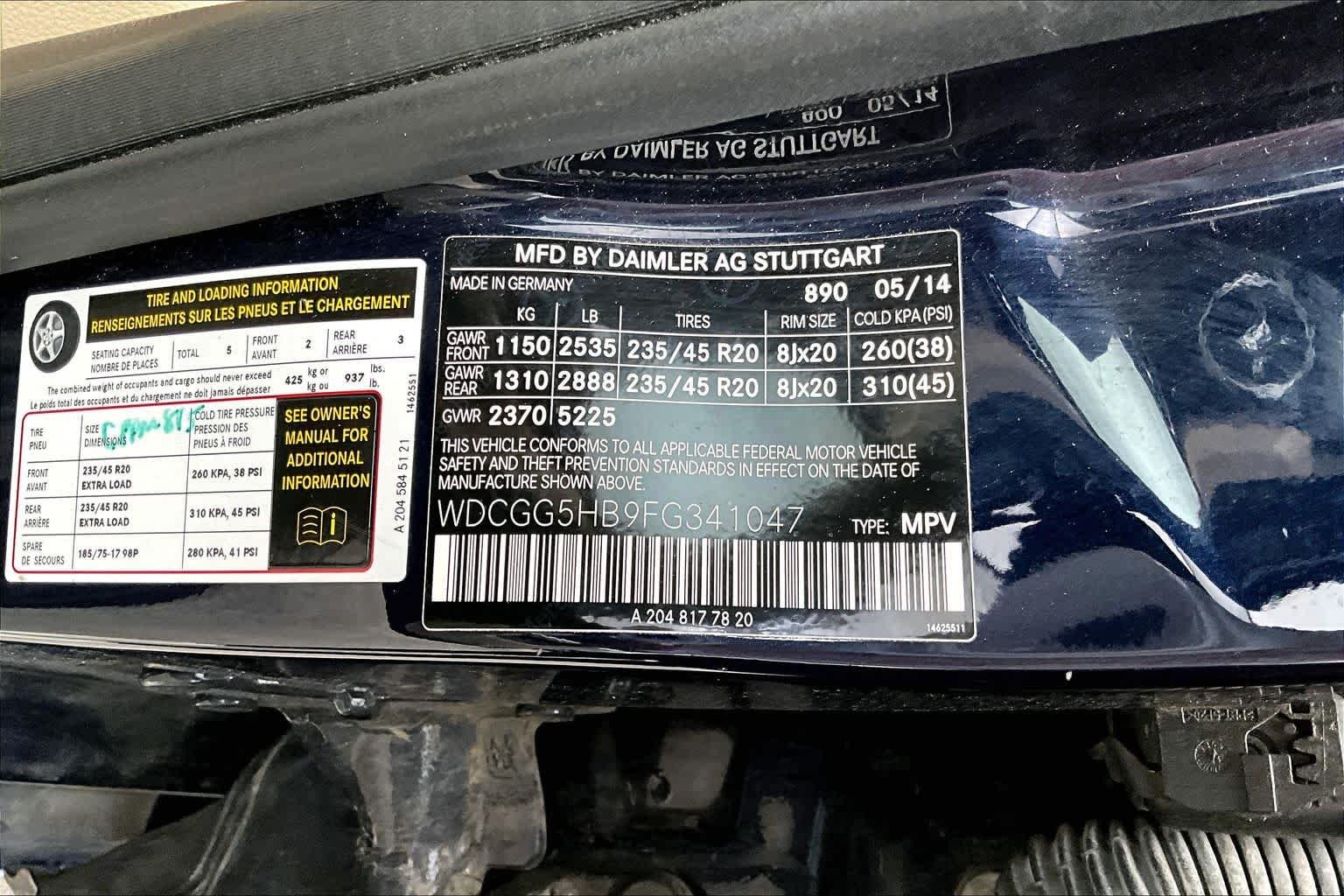 Used 2015 Lunar Blue Metallic Mercedes-Benz GLK 350 image 37