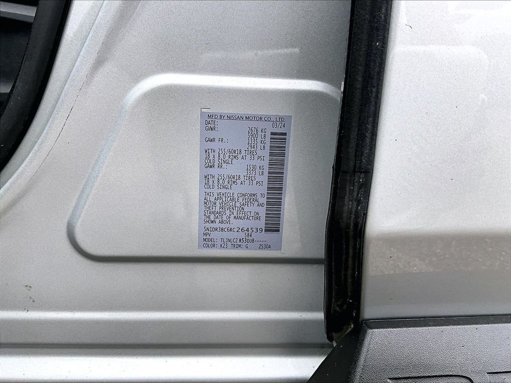 Used 2024 Silver Nissan SV image 36