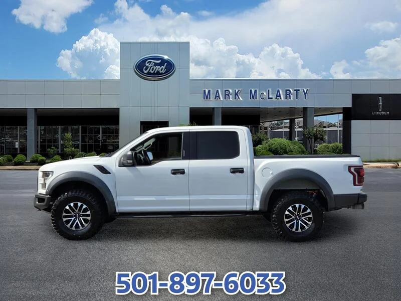 Used 2019 Oxford White FORD RAPTOR 4WD SUPERCREW 5.5