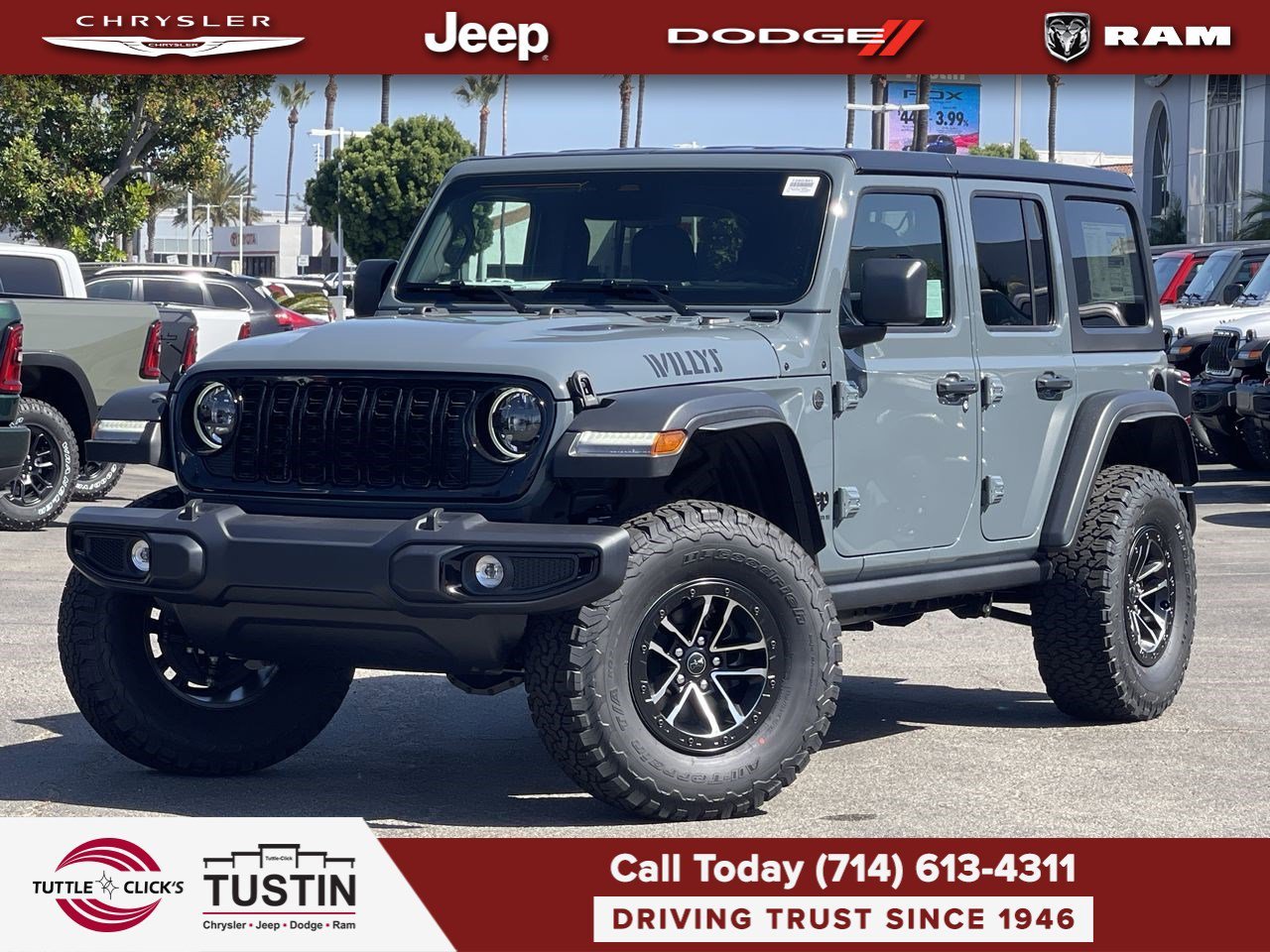 New 2026 Anvil Clear-Coat Exterior Paint Jeep Willys image 1