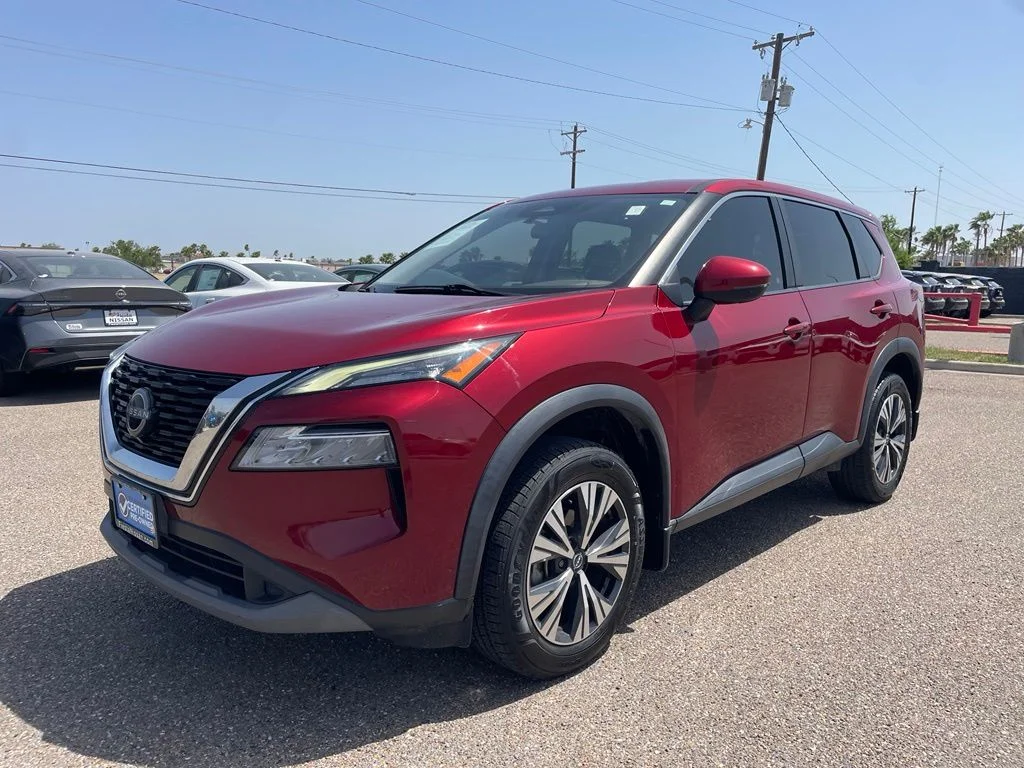 Used 2022 Red Nissan SV image 3