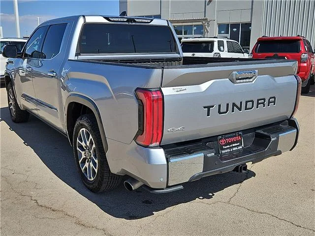 Used 2023 Celestial Silver Metallic Toyota 1794 Edition (A10) 4x4 CrewMax 5.5 ft. box 145.7 i image 2