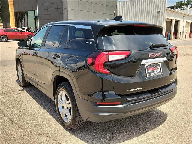 Used 2024 Black GMC SLE All-Wheel Drive image 3