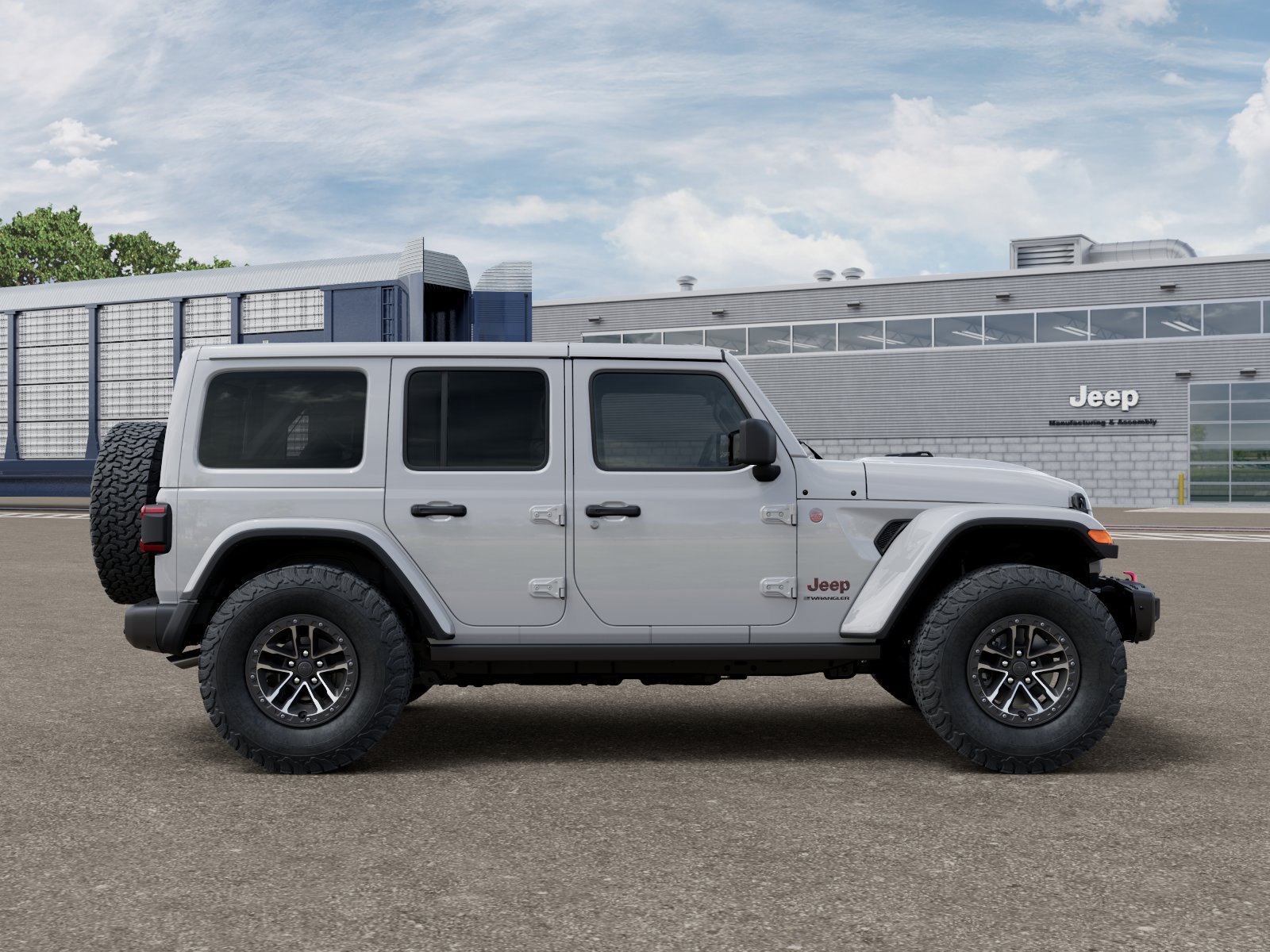 New 2026 Bright White Clear-Coat Exterior Paint Jeep Rubicon X image 12