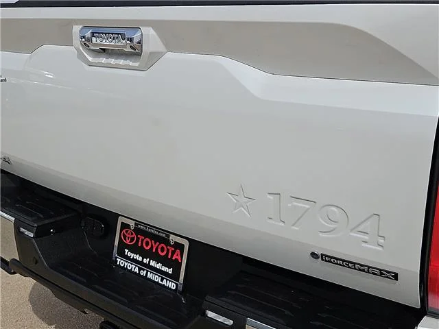 Used 2025 Wind Chill Pearl Toyota 1794 Edition (A10) 4x4 CrewMax 5.5 ft. box 145.7 i image 7