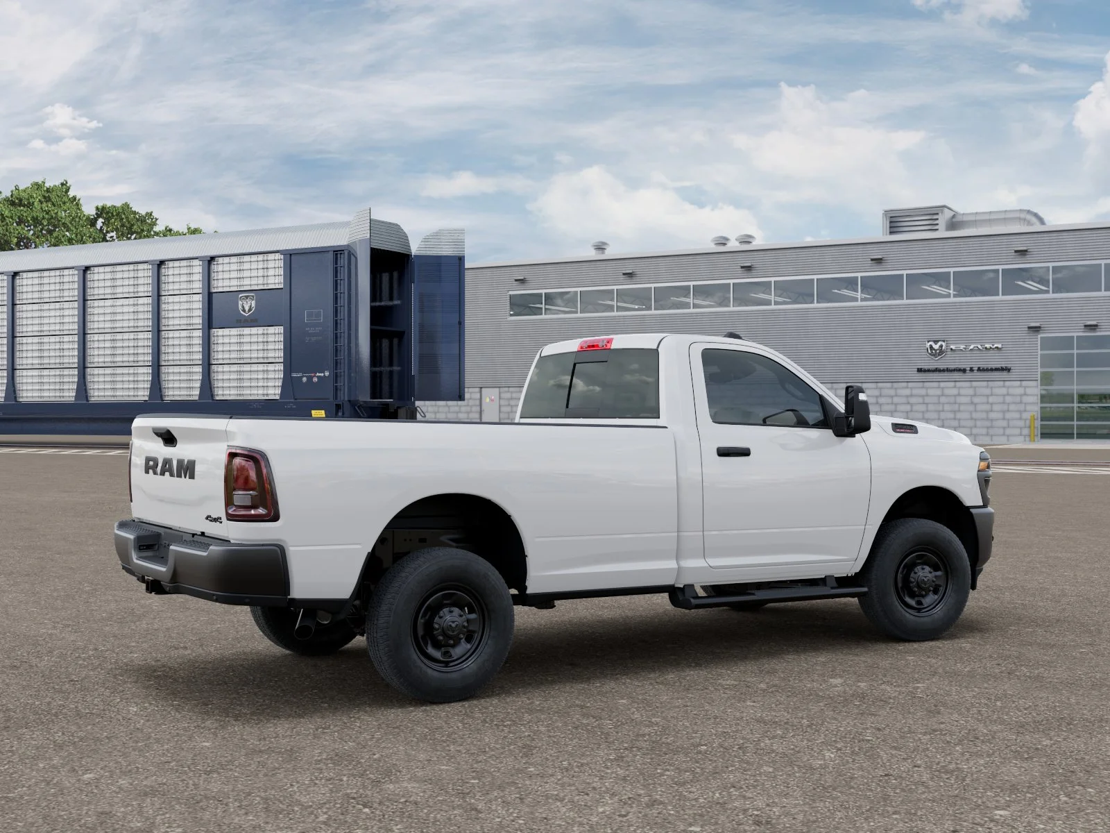 New 2026 Bright White Clear-Coat Exterior Paint RAM Tradesman image 24